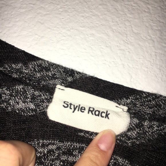 STRIPED CROP HALTER TOP - Picture 2 of 2